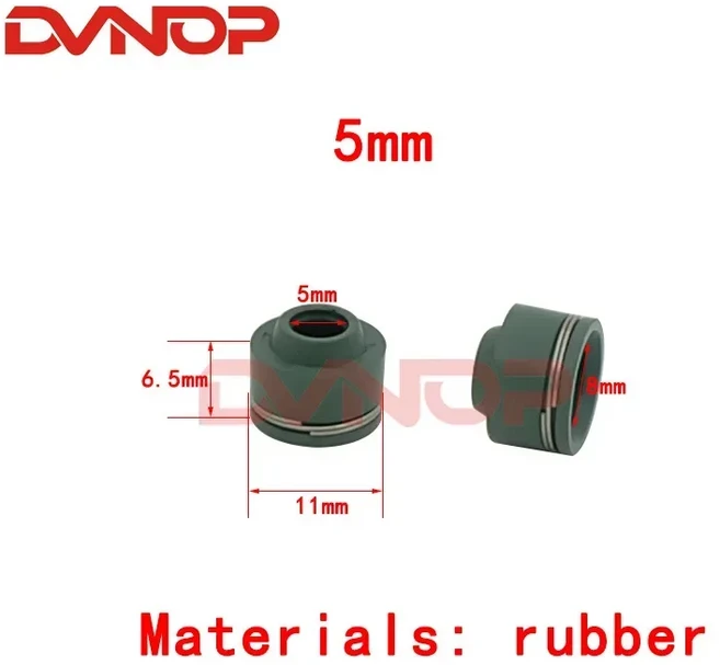 [호환] 10pcs 오토바이 밸브 오일 씰 혼다 CG125 야마하 YP250 GS 150cc 200cc JH70 GY6 50 스쿠터 MOPED, 03 5mm