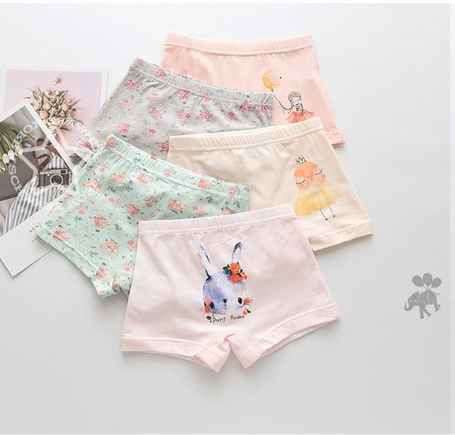 (니양몰) 총10장 입고 벗기 편한 탄력있는 밴드 편안한 착용감 아동팬티 주니어팬티 여아아이팬티 당근바니+수채화 세트(총 10종)
