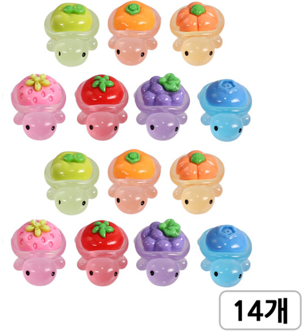 [다핸] 과일거북이 파츠 장식