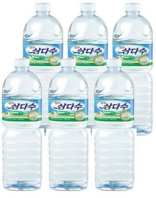 (광동제약) 제주 삼다수 생수, 2L, 6개