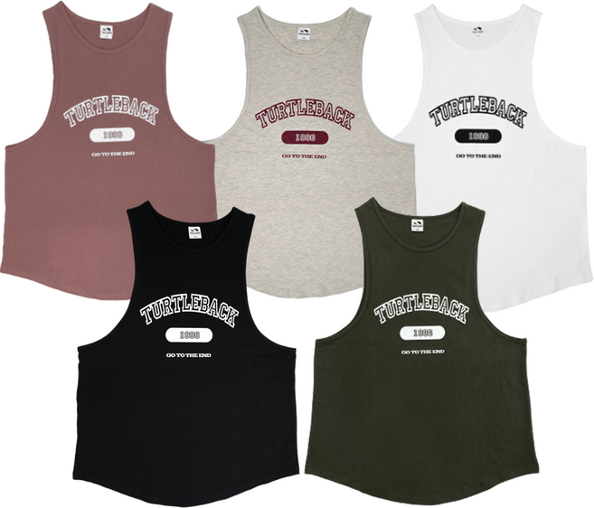 터틀백 1996 딥 나시 헬스 짐웨어 나시