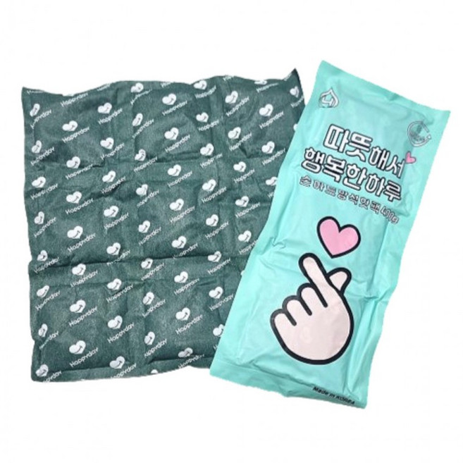 4묶음 방석 핫팩 1개 초 대용량 16시간 400g 손난로 국산