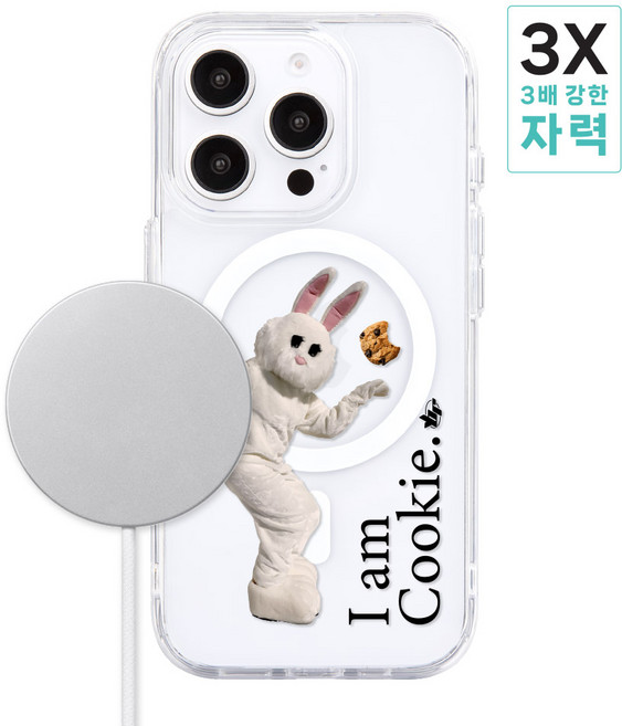 아이폰15프로 전용 강력한 메가 맥세이프 디자인 투명케이스