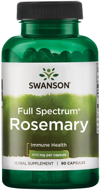 스완슨 로즈마리 400mg 캡슐, 90개입, 1개, 90정