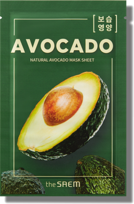 (더샘)10+10 내추럴 아보카도 마스크 시트, 1개입, 20개