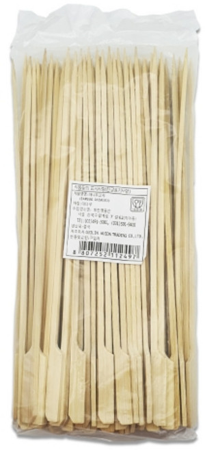 대나무 손잡이꼬지 25cm 박스/50봉/5000개, 50개, 100개입