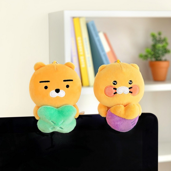 카카오프렌즈 모니터 인형 키링 가방 열쇠고리