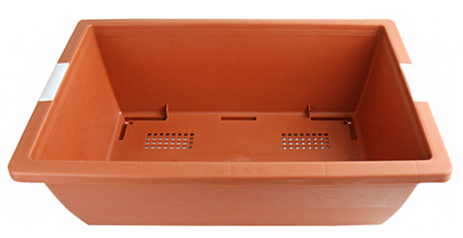 갑조네 채소밭화분 대형화분 플라스틱 미니텃밭화분 홈가드닝, (적색)