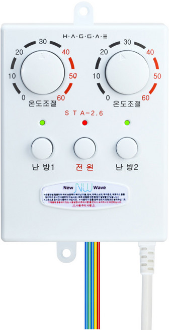 써브텍 STA-2.6 온돌판넬 조절기 2난방 2.6kw HAGGAE NW NEW WAVE