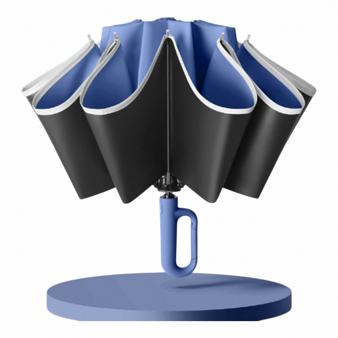 DK 자외선차단 거꾸로 3단 자동 우산 양산 암막 튼튼한 경량 휴대용 양우산