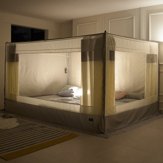 솔트 소프트 사각 난방텐트 모던레터링 세트 실내 보온 방한