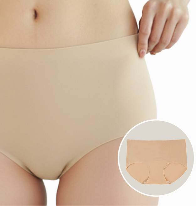 [초경량] 여자 노라인 심리스팬티 삼각 누디 무봉제 웨딩 스킨 햄팬티