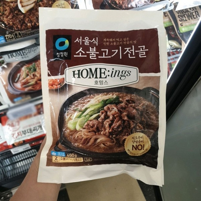청정원 호밍스 진한 서울식 소불고기전골 650g 2인분 소불고기, 1개