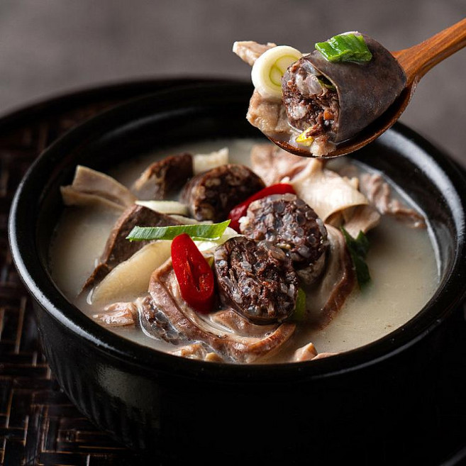 나비골 분말없이 8시간 육수로 만든 순대국밥 650g