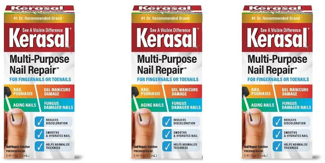 Kerasal 케라셀 다목적 네일 리페어 13ml 3팩 - 쿠팡