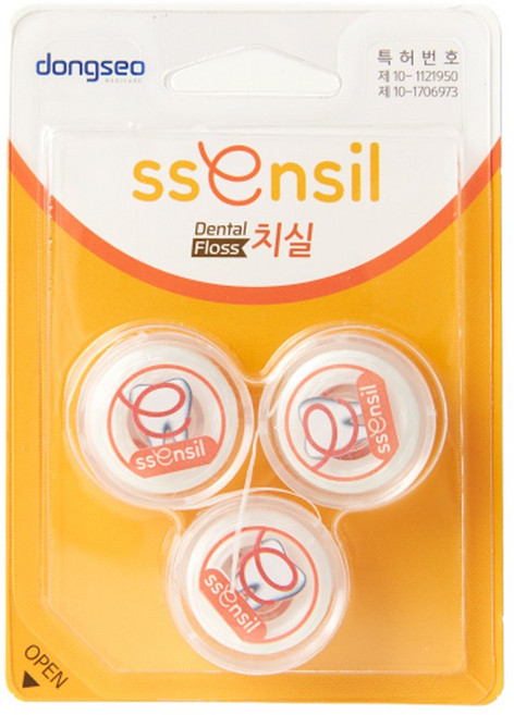 [리필용 치실] 센실 치실홀더 전용 치실, 630D, 1개, 1개