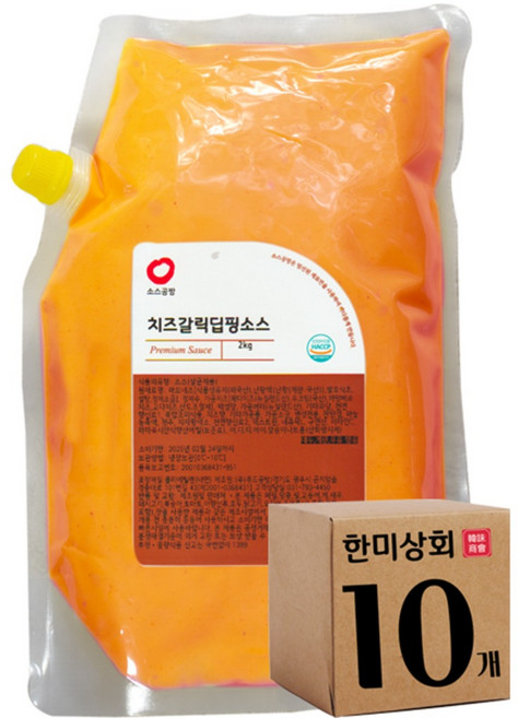 치즈갈릭딥핑 소스 (2Kg 10개), 2kg, 10개