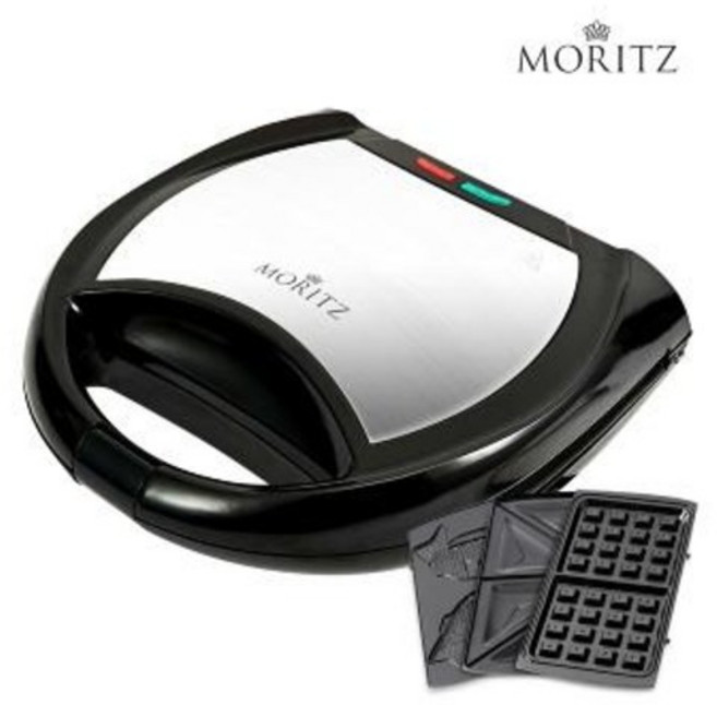 [모리츠] MO-SM301 와플메이커 와플 붕어빵 샌드위치 화이트 블랙