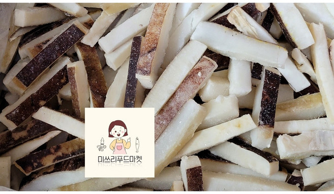 [미쓰리푸드마켓]냉동 대왕오징어채 무라귀채(칼집X) 4kg 중식, 1개