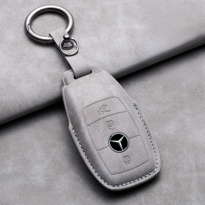 와치미 벤츠 호환 자동차 키홀더 키케이스, 그레이, B타입