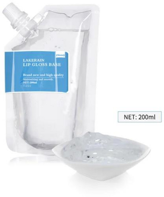 틴트립밤 DIY 립 글로스 제작용 클리어 베이스 오일 원재료 젤 논스틱 모이스처라이징 리퀴드 립스틱 비건 도매, 03 200ml, 200ml, 한개옵션1