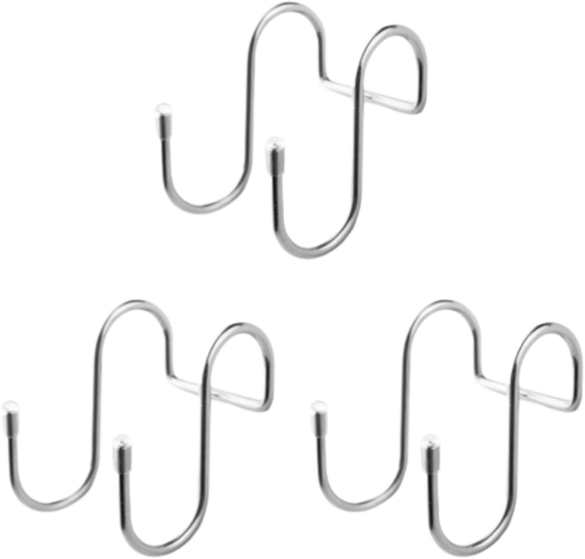 로지 편리한 다용도 싱크대 도어걸이 행주걸이 주방 문걸이 수납 행거 싱크대 정리 걸이, 3개, 라운드 스타일