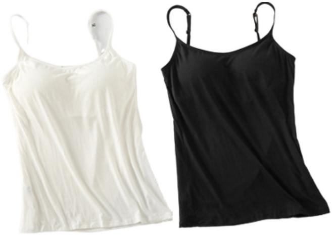 씨엠 여성 모달 브라캡 캡내장 끈나시