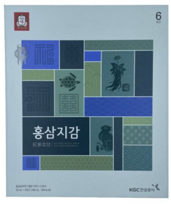 정관장 홍삼지감 홍삼농축액 30포 1세트 선물용, 50ml, 2박스