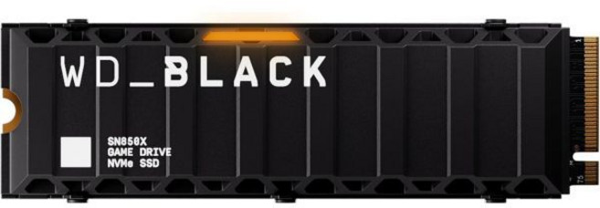 하드디스크 스토리지 저장솔루션 WDBLACK 8TB SN850X NVMe 내장 게이밍 솔리드 스테이트 드라이브히트싱크 포함 - PlayStation 5 Gen4 PCIe M.2, SSD w/ Heatsink