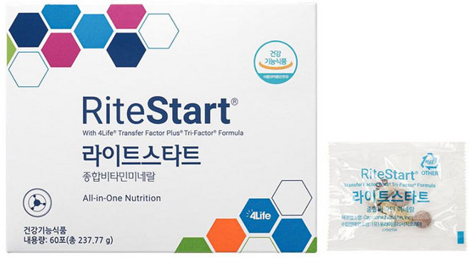 포라이프 라이트스타트 종합비타민미네랄 60포, 244.12g, 1개