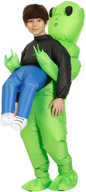 할로윈 코스튬 외계인 풍선옷 에어슈트 인형탈(키 120-150cm)