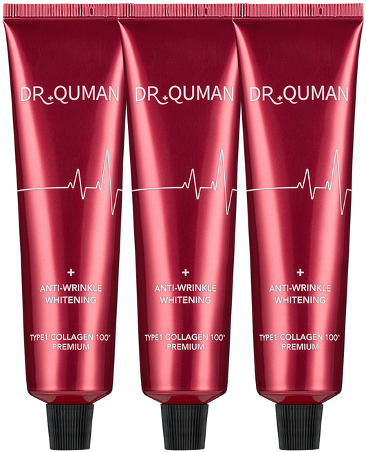 닥터큐먼 프리미엄 TYPE1 콜라겐 크림팩 레드 에디션, 3개, 1개입