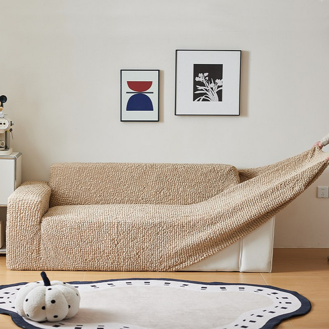 Tanit 사계절 논슬립 고탄력 만능 스판 올핏 쇼파커버 1인용 2인용 3인용 4인용 5인용, 1개, 카키