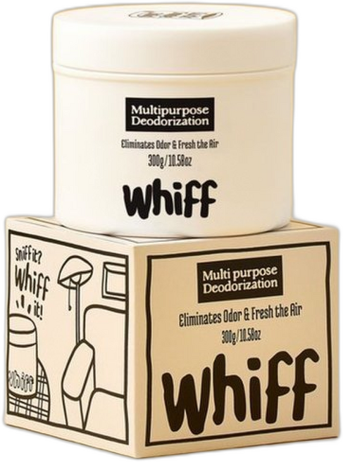 WHIFF 위프 탈취제 화장실 집안 방 홀애비 악취 냄새 탈취제 제거제 천연 편백 오일 함유, 300ml, 1개