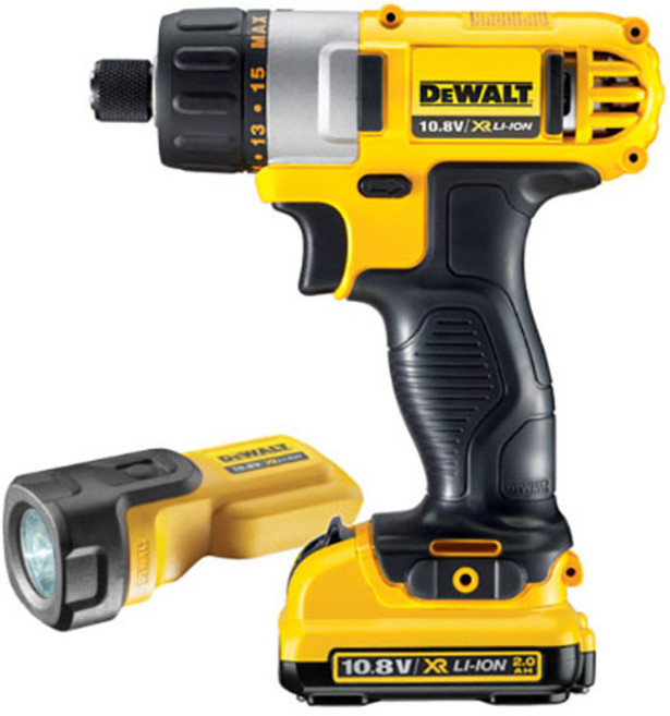 디월트 10.8V 2.0Ah 충전 스크류 드라이버 DCF610D2T, 1개