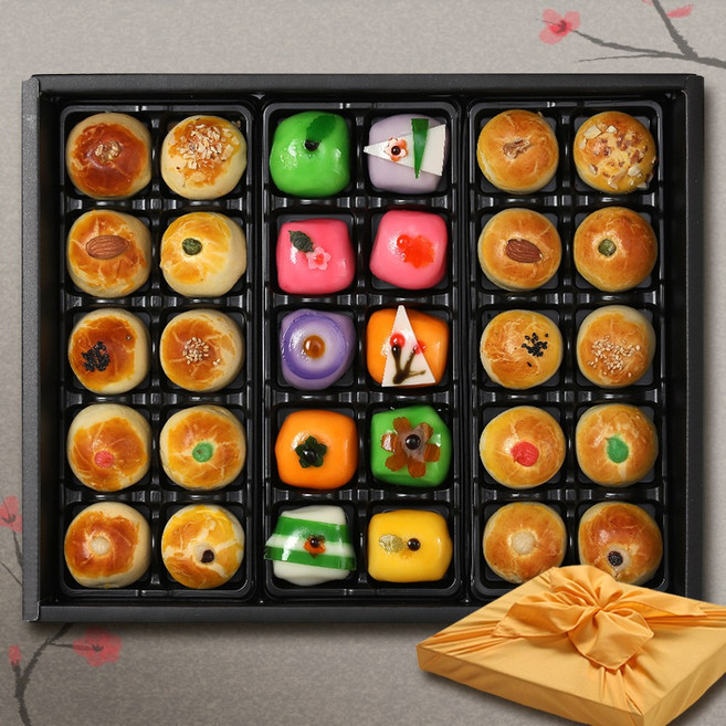 진화과자 만주20구 화과자10구 선물세트 (일반포장) 설 추석 명절 선물세트, 1.25kg, 1세트