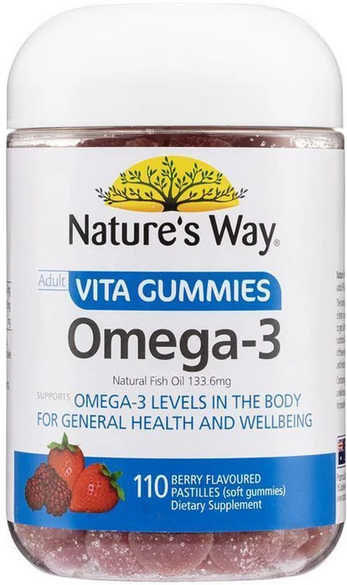Nature's Way Vita Gummies Adult Omega-3 110, 1개, 110정 - 쿠팡
