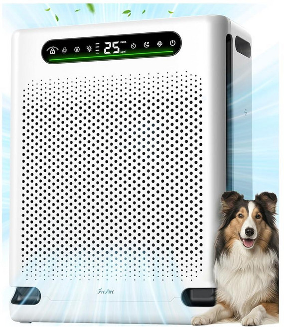 FreAire Air Purifiers for Home Large Room Up to 2600 Ft² HEPA Purifier with Washable Filter & Qu