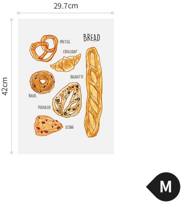 북유럽스타일 마그네틱 우드 포스터 프레임 월행잉, M 화보