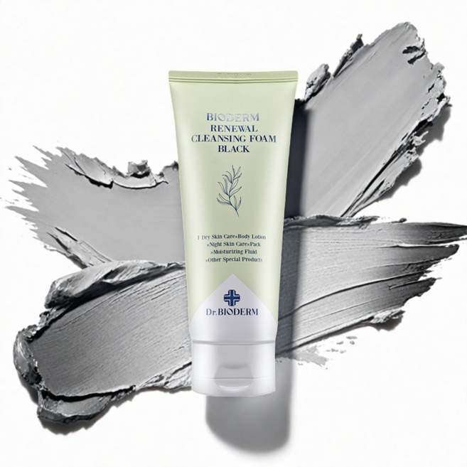 닥터바이오덤 리뉴얼 클렌징 폼 블랙, 1개, 200ml