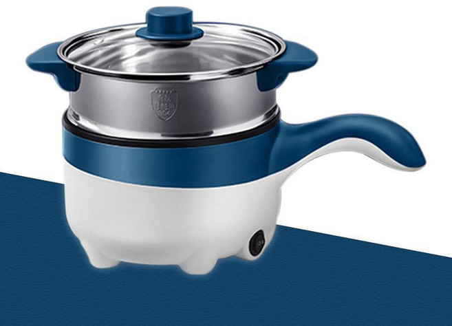 자동차 트럭용 전기 1인 다기능 쿠커 냄비 12V 24V, Blue 2L_12V - 100W, 1개