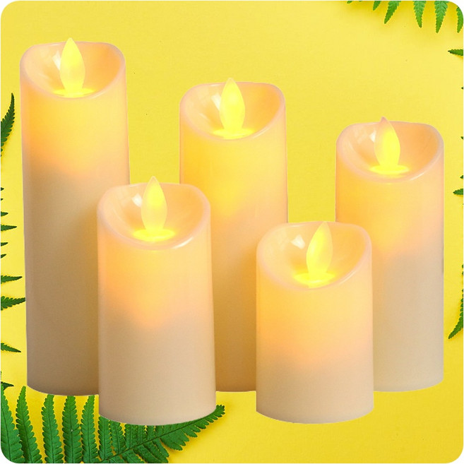 건전지초 집들이선물 미니 리얼 움직이는 전자초, 10CM, 10CM