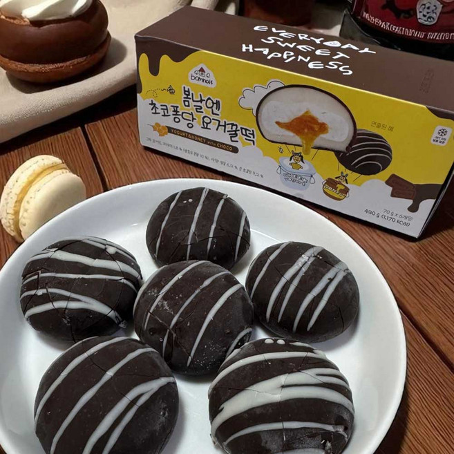 초코퐁당 요거꿀떡 떡 간식 60g, 1세트, 360g