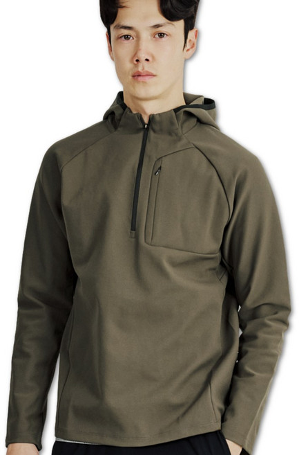 윈어블 남성용 밸런스 반집업 후드 트레이닝 상의 스포츠 일상 운동복