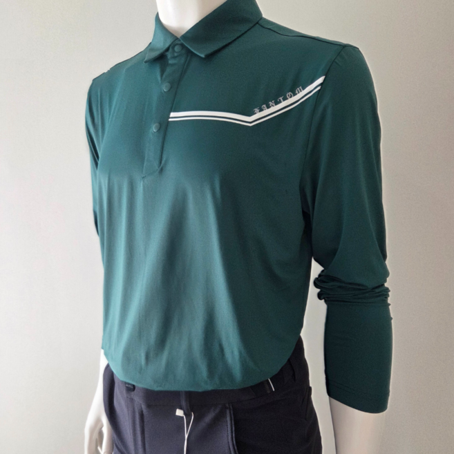 팬텀골프 양말증정 골프 봄 남성 베이직 라인 원 포인트 카라 긴팔 티셔츠 / 211E1TO801 일산뉴코아