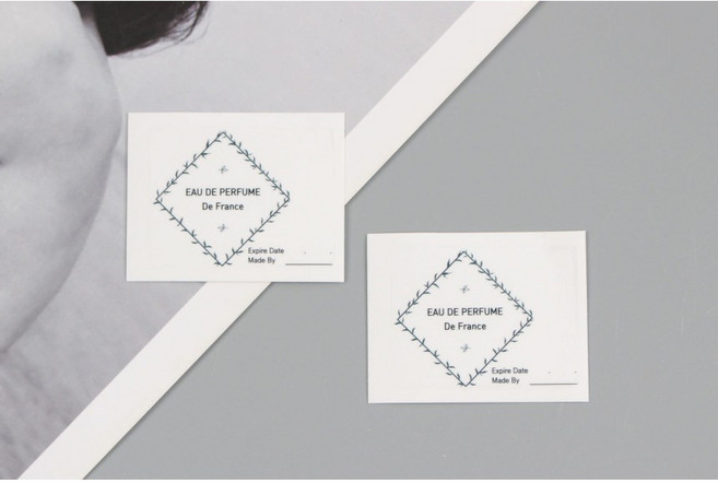 포포라운지 향수 스티커 퍼퓸 라벨지 디퓨저 스티커, 17.DRAWING 46-투명블랙