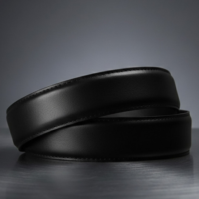 국내제작 29mm 벨트끈 최상위 천연소가죽 FG 풀그레인 네츄럴블랙 명품 교체용 남성벨트 허리띠 가죽끈