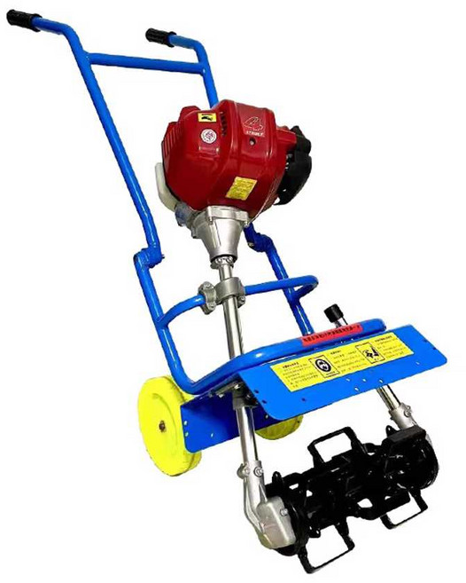 전동 김매는 기계 옥수수 야채 밭고랑 동력, 1개, 4행정 1.25kW 폭40cm 날30cm