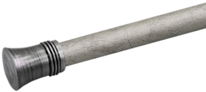 한국레일갤럭시 25mm 오로라 커튼봉 커텐봉, 실버