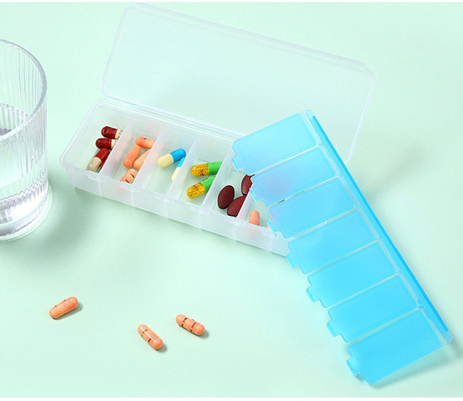 휴대용알약통 대형약보관함 요일별알약케이스, 단일, 1개